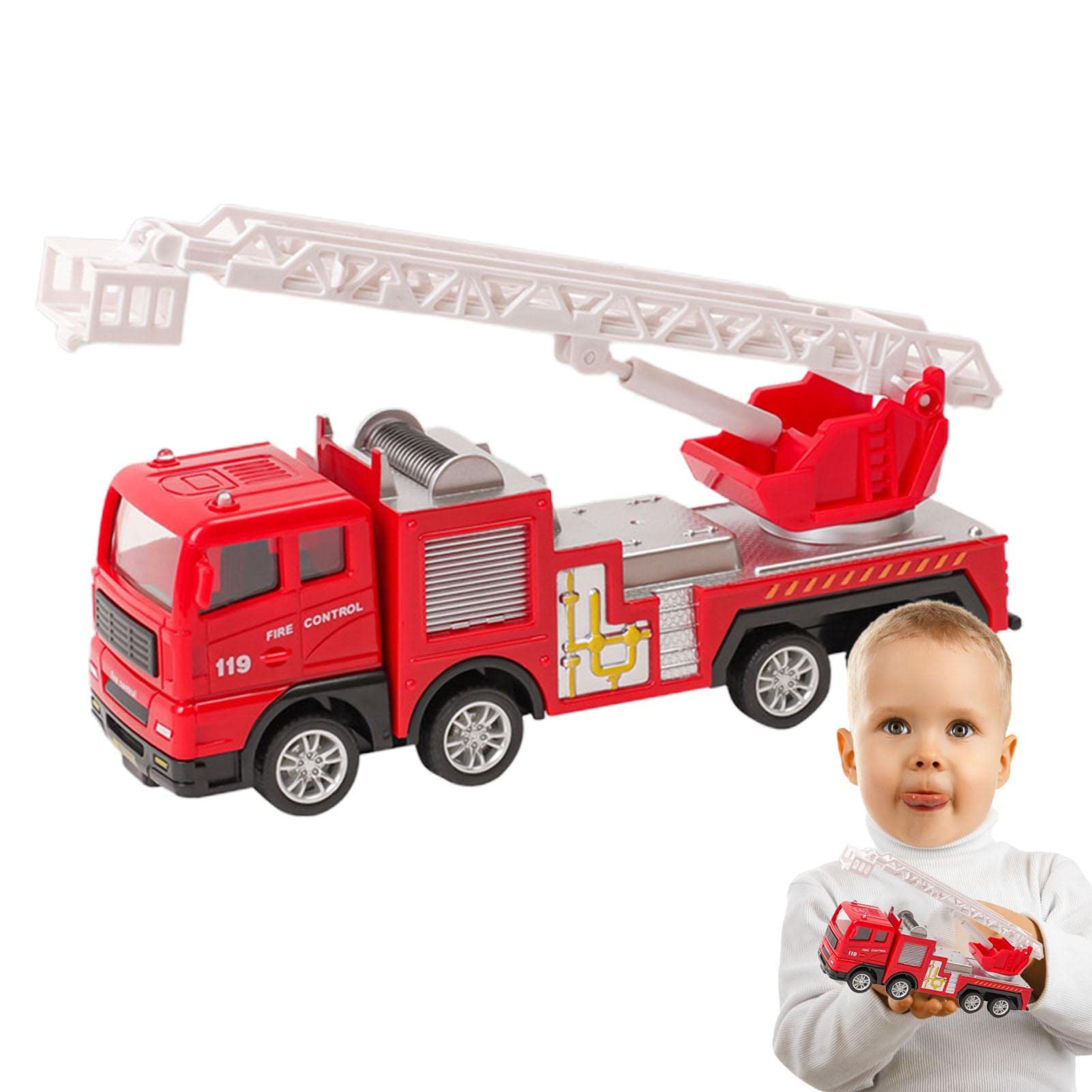 ミ*読様 Friction Powered Fire Engine ブリキ消防車 ミ*読様 Friction Powered Fire Engine ブリキ消防車 : Sound Pump